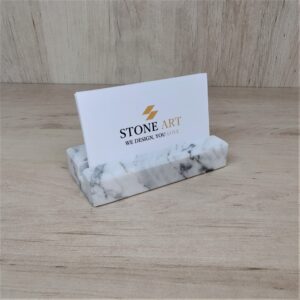 Marble Bianco Carrara 10x5cm business card holder