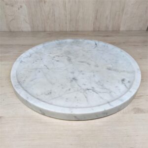 Taca z marmuru Bianco Carrara 30cm