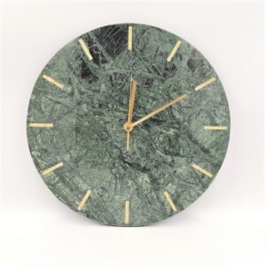 Zegar ścienny z marmuru Werde Gwatemala 30 cm indeks
