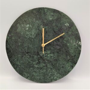 Reloj de pared de mármol Verde Guatemala