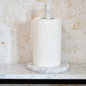 Stojak na ręczniki papierowe marmur kamień Carrara model 2
