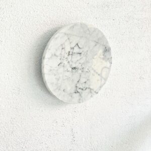 Uchwyt wieszak z marmuru Bianco Carrara 12cm